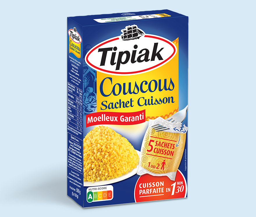 Couscous sachets cuisson TIPIAK