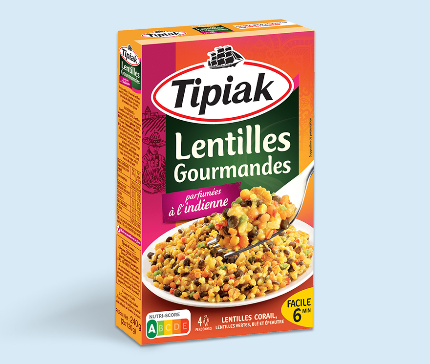 Lentilles Gourmandes parfumées à l'indienne