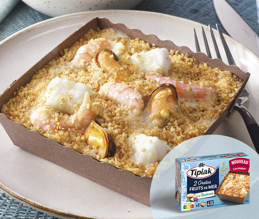 Gratins de Fruits de Mer à la Bretonne