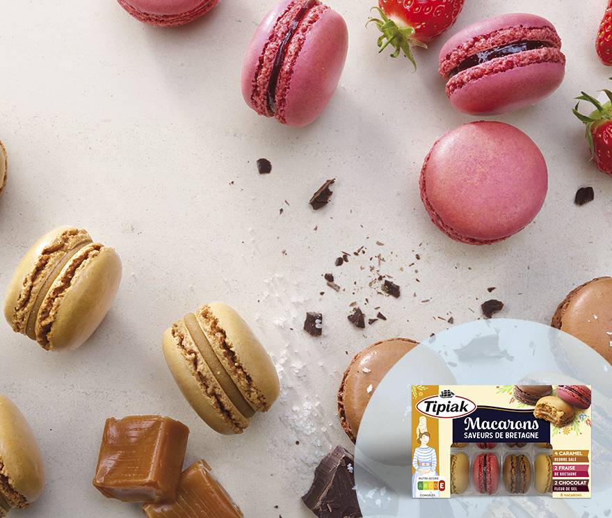 8 Macarons Saveurs de Bretagne TIPIAK