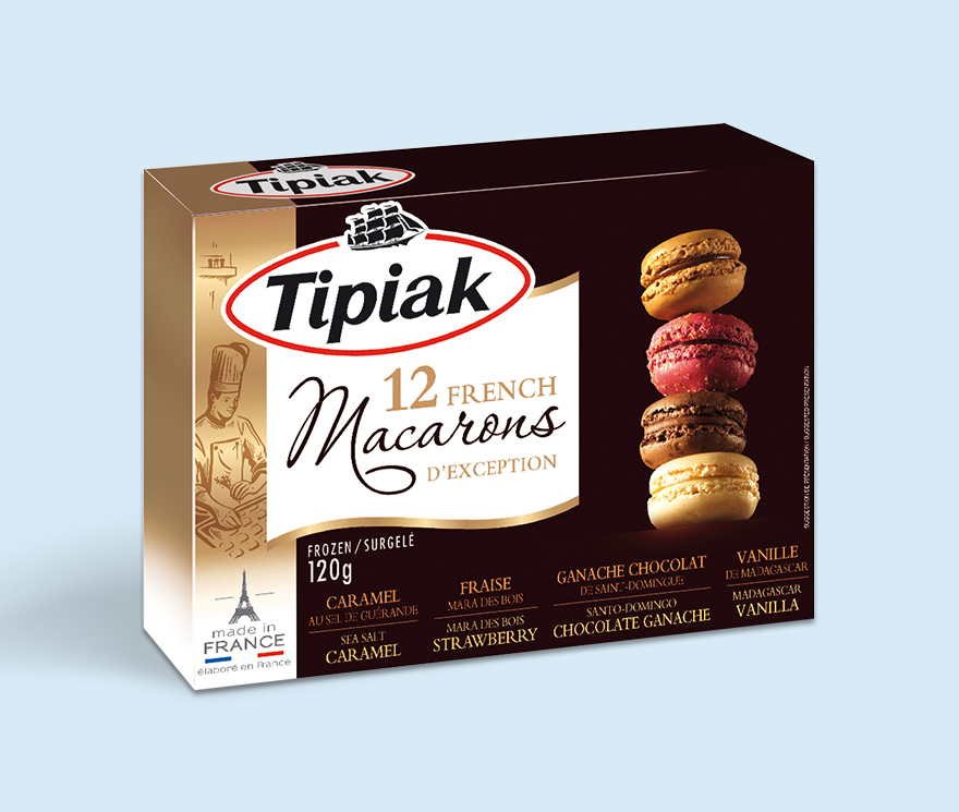 12 French Macarons TIPIAK