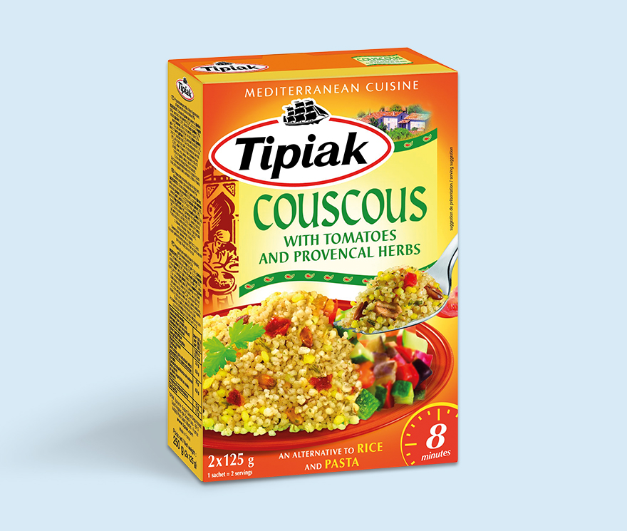 Couscous with tomatoes and provencal herbs TIPIAK